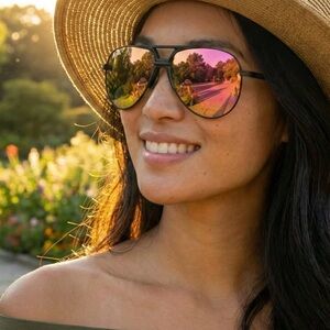 DAX EYEWEAR | “Brooks” Sunglasses (Hot Pink)